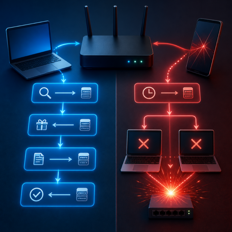특정 기기만 인터넷이 끊긴다면? DHCP IP 충돌 원인과 고정 IP 할당법 card_thumbnail visual